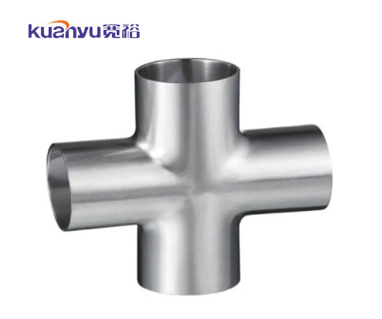 不銹鋼衛生級焊接異徑四通配圖